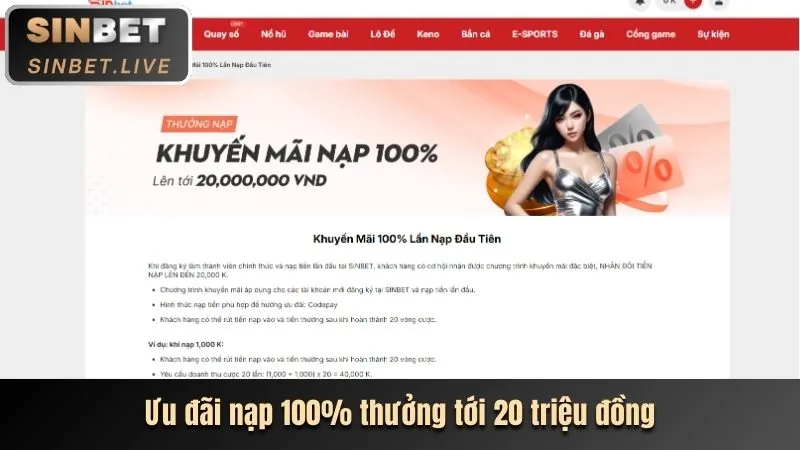 Thưởng nạp lại hàng ngày win55 59k